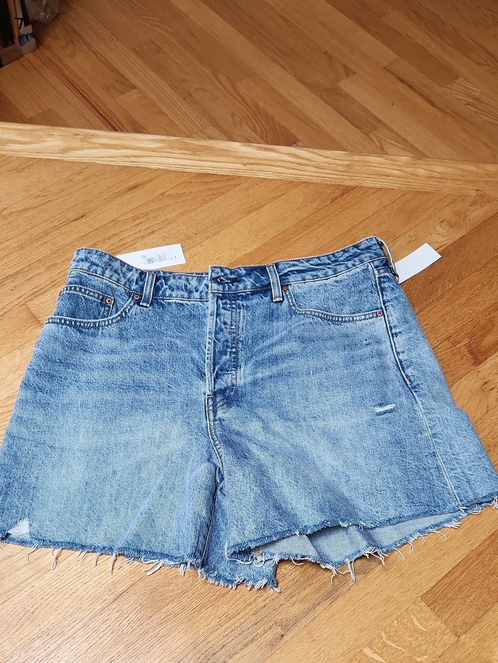 Denim Forum The Ex-Boyfriend Hi Mid-Thigh Denim Short